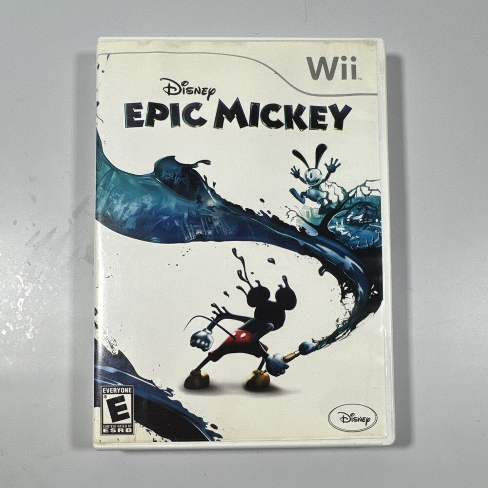 Disney Interactive Epic Mickey Nintendo Wii E NTSC-U/C 2010 Complete Manual